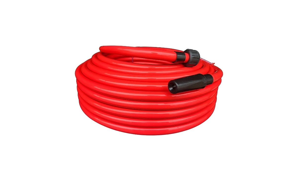 Mangueira Jardim Águas Claras Silicone Flex Laranja 1/2x2mm 10m